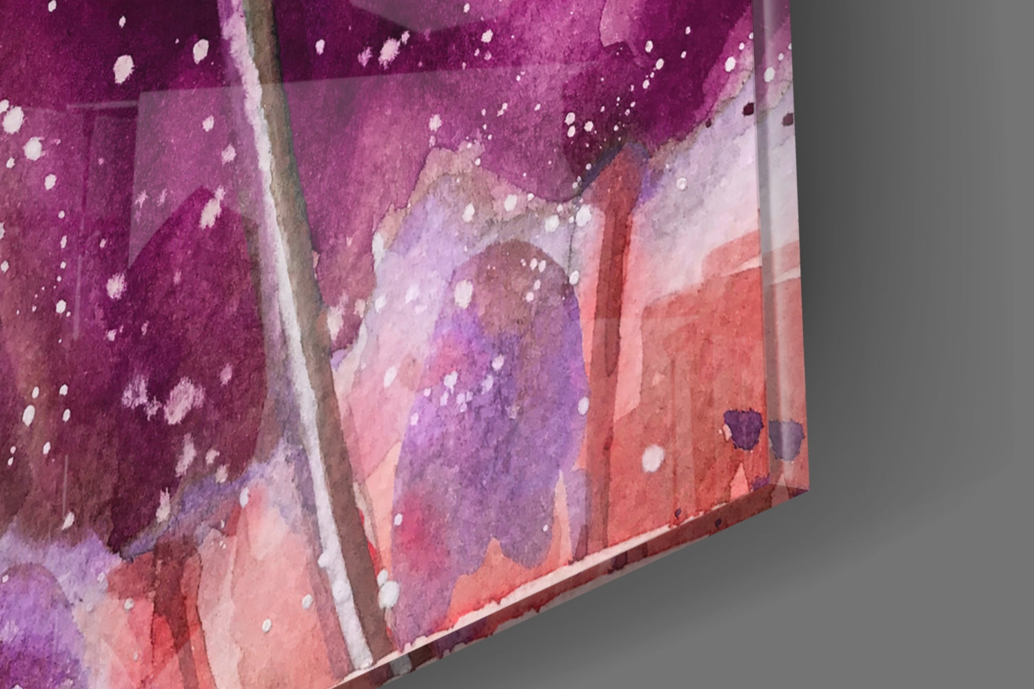 Tulip Glass Wall Art.