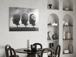 Autumn of Thoughts glass print enhancing an office with cinematic calm