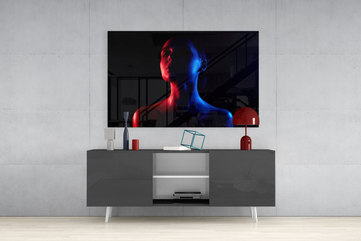 Women's Glass Wall Art.