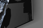 Skull panel catching low light to reveal its dramatic contrast