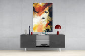 Women's Glass Wall Art.