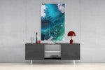Colors of Abstraction Glass Wall Art.