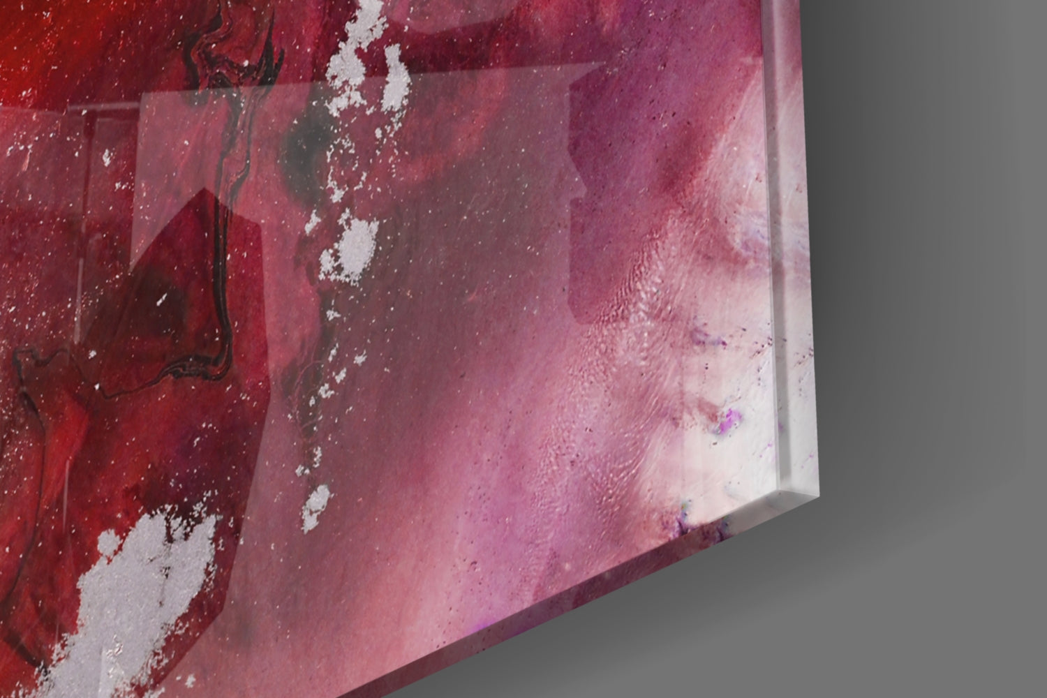 Colors of Abstraction Glass Wall Art.