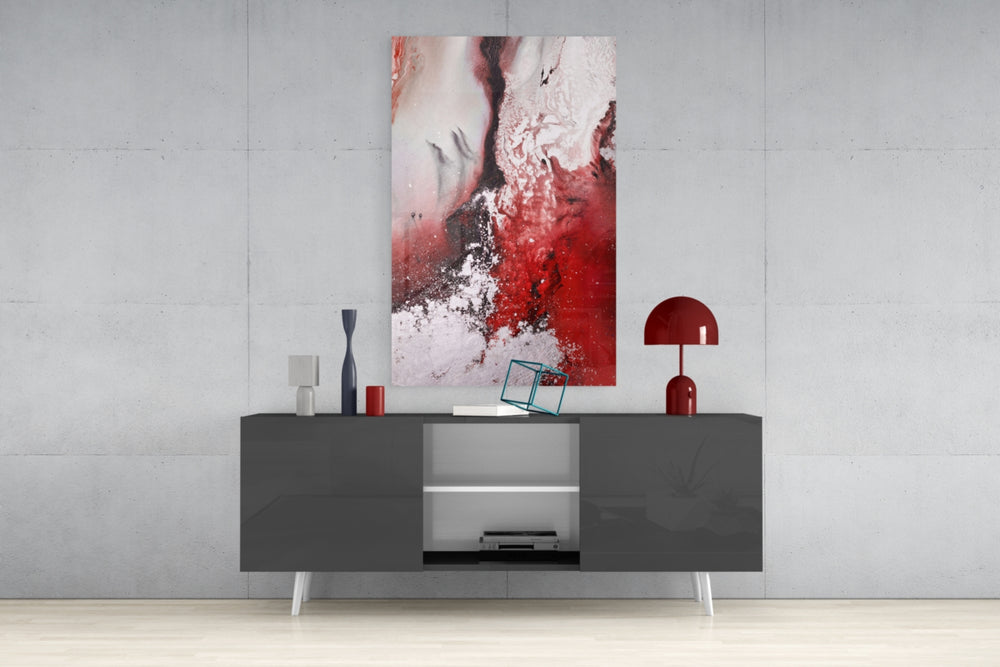 Colors of Abstraction Glass Wall Art.