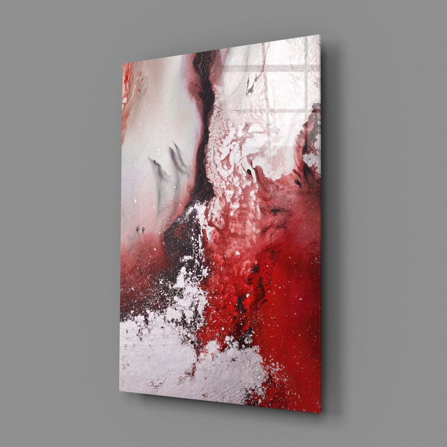 Colors of Abstraction Glass Wall Art.