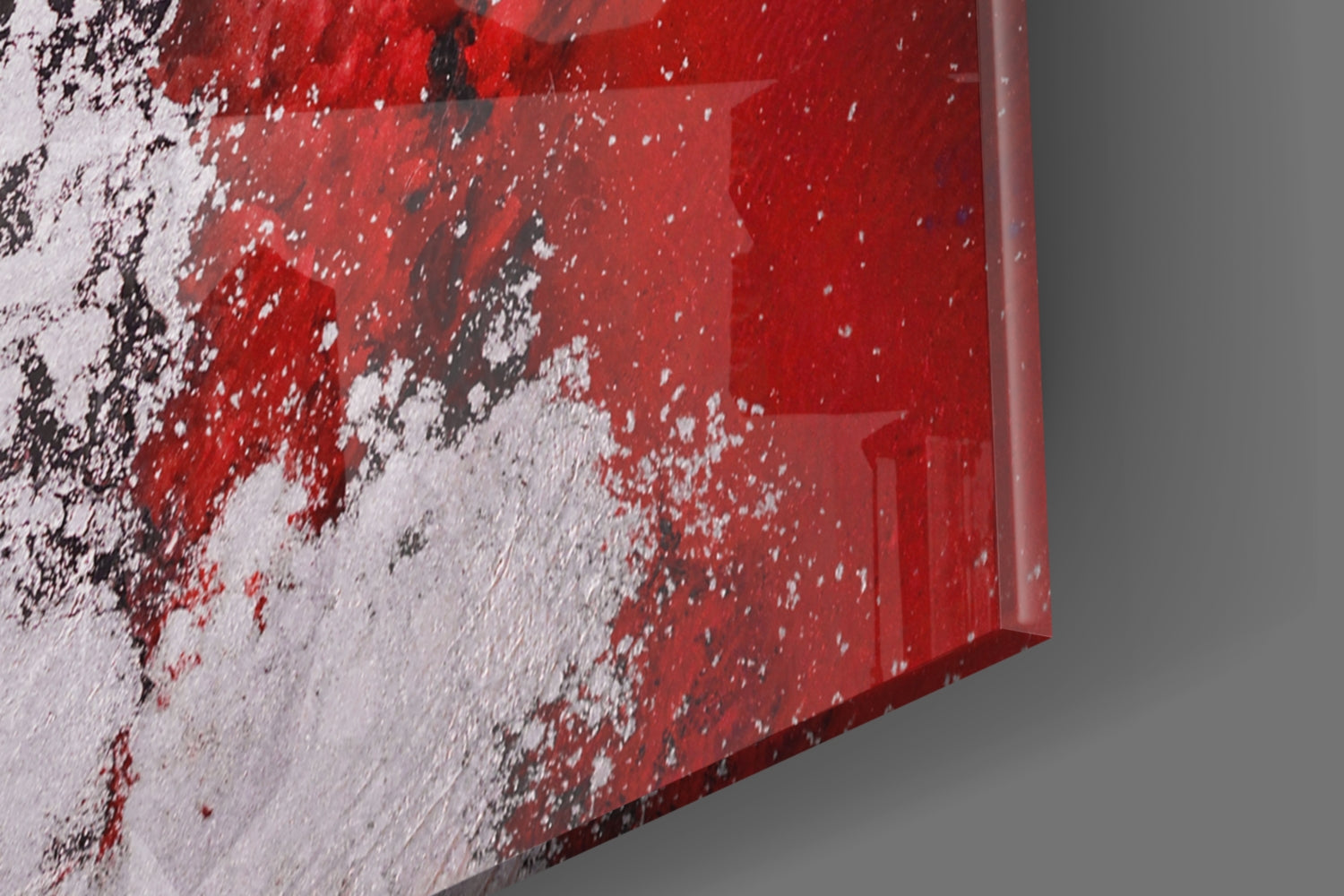 Colors of Abstraction Glass Wall Art.