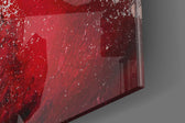 Colors of Abstraction panel catching window light to reveal its dramatic saturation