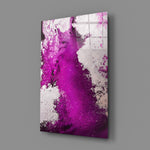 Colors of Abstraction close-up showing magenta currents through pearl drift