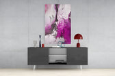 Colors of Abstraction Glass Wall Art.