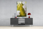 Colors of Abstraction Glass Wall Art.