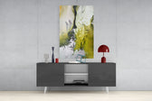 Colors of Abstraction Glass Wall Art.