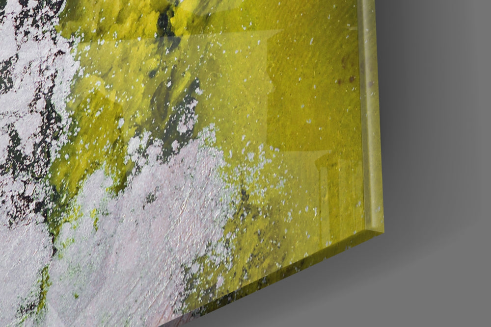 Colors of Abstraction panel catching window light to reveal its luminous calm