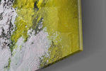 Colors of Abstraction panel catching window light to reveal its luminous calm