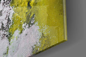 Colors of Abstraction panel catching window light to reveal its luminous calm