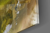Colors of Abstraction panel catching window light to reveal its earthy calm