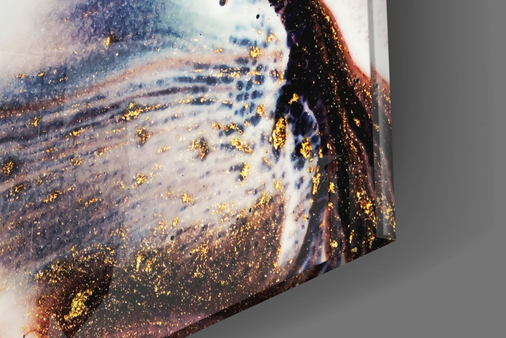 Abstract panel catching window light to reveal its luxe shimmer