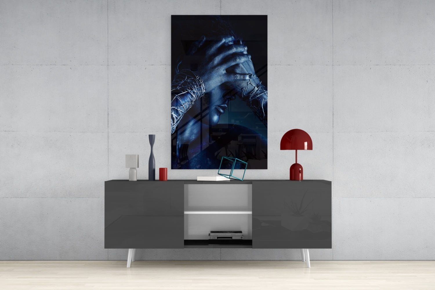 Deep Thought Glass Wall Art.