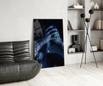 Deep Thought glass print enhancing a study with cinematic drama