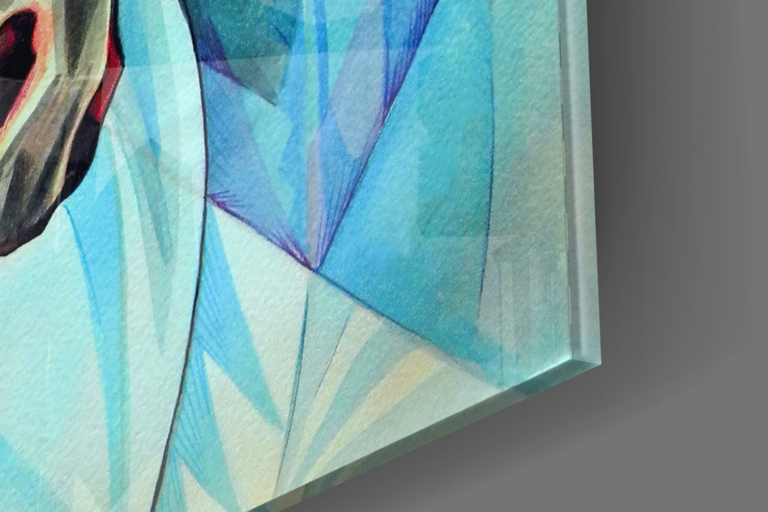 Horse Glass Wall Art.