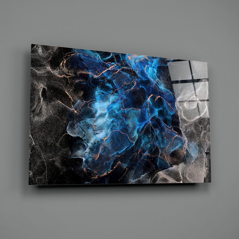 Energy close-up showing cobalt and copper plasma swirls on charcoal
