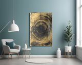 Abstract Loop Glass Wall Art