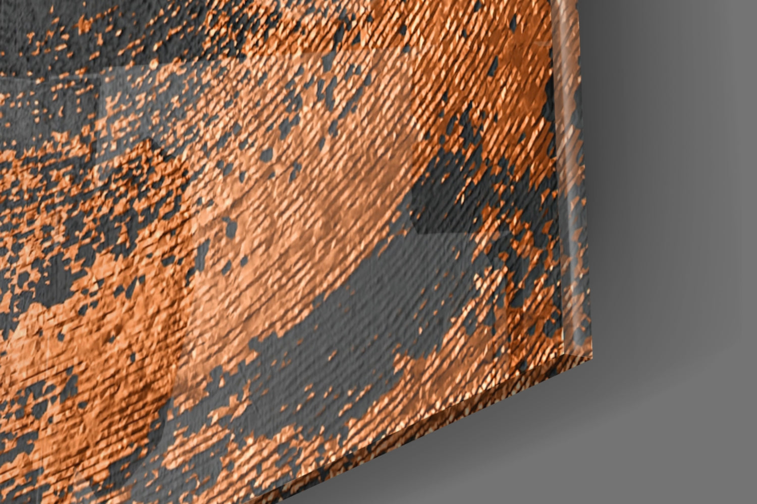 Abstract Loop Glass Wall Art.