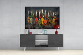 Spices Glass Wall Art.