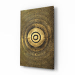 Optical-luxury panel bringing luxurious drama to a contemporary study