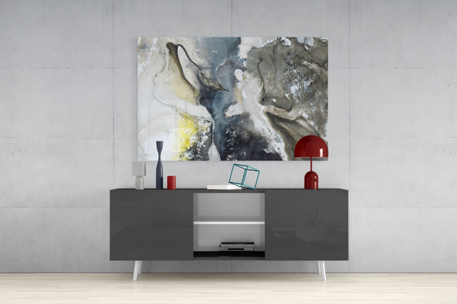 Marble Glass Wall Art.