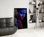 Serenity glass print enhancing an office with cinematic drama