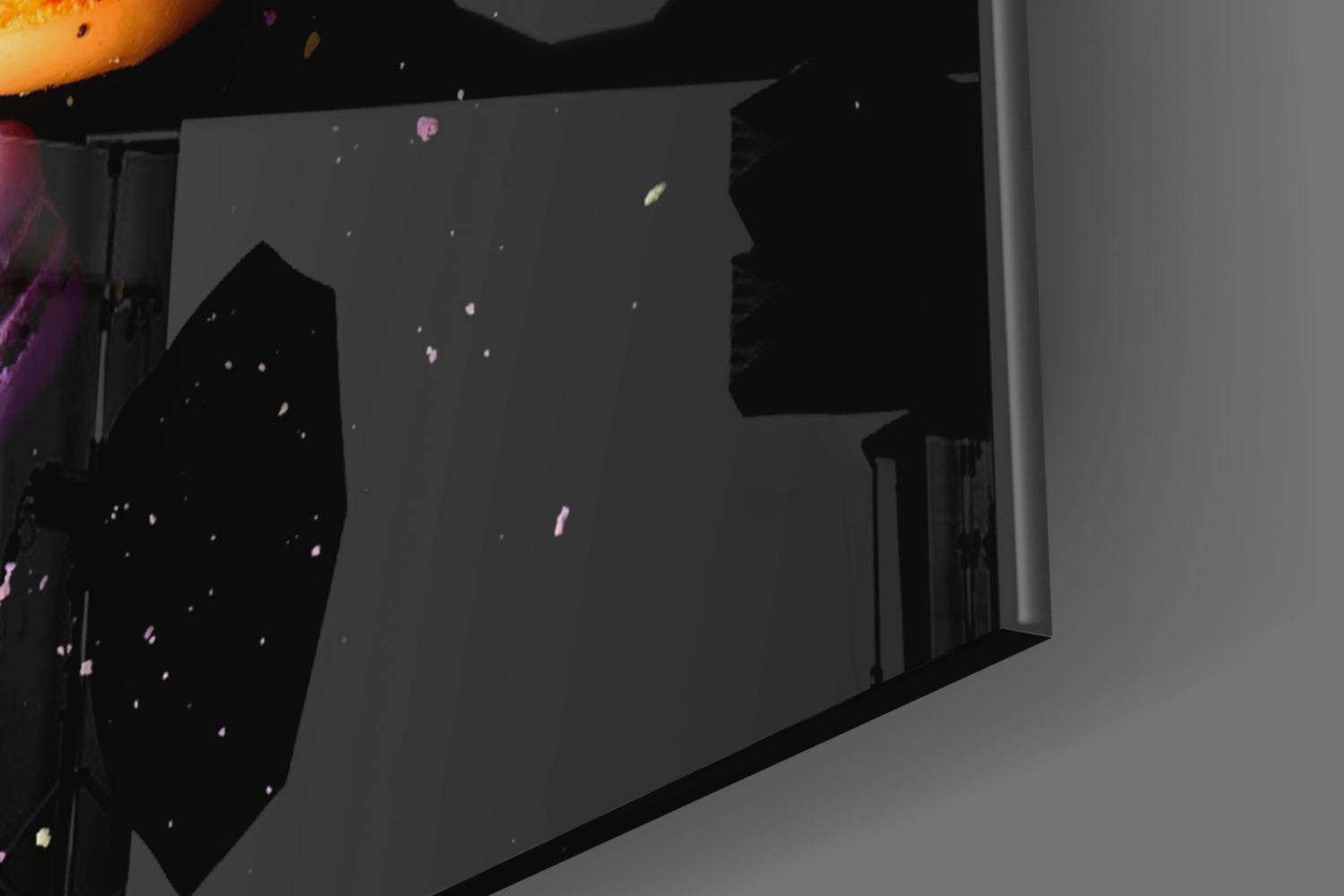 Macarons Glass Wall Art.