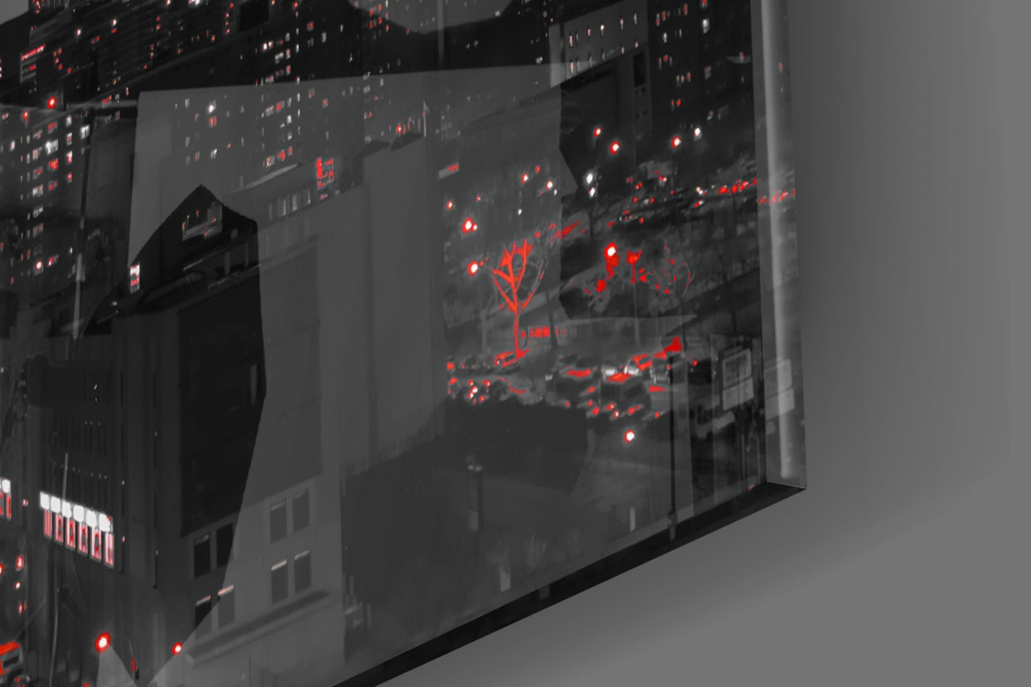 Gotham City Glass Wall Art.