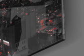 Gotham City Glass Wall Art.