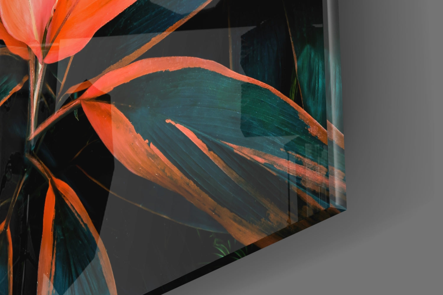 Flower Glass Wall Art.