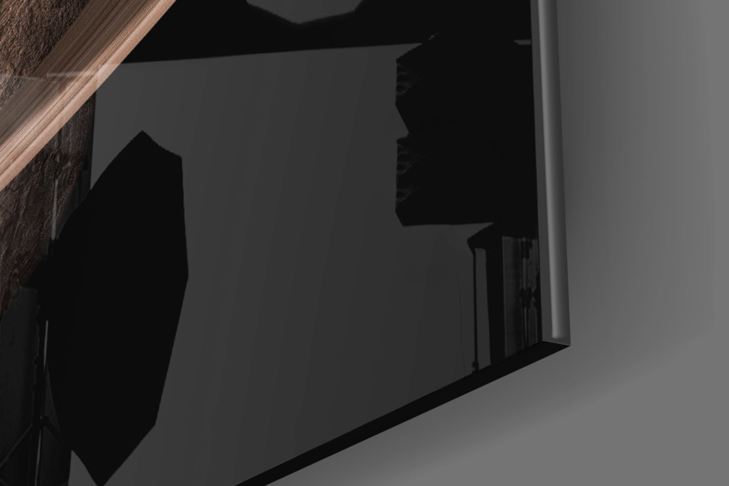 Saturn Glass Wall Art.