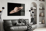Saturn panel adding editorial wonder to a kids room