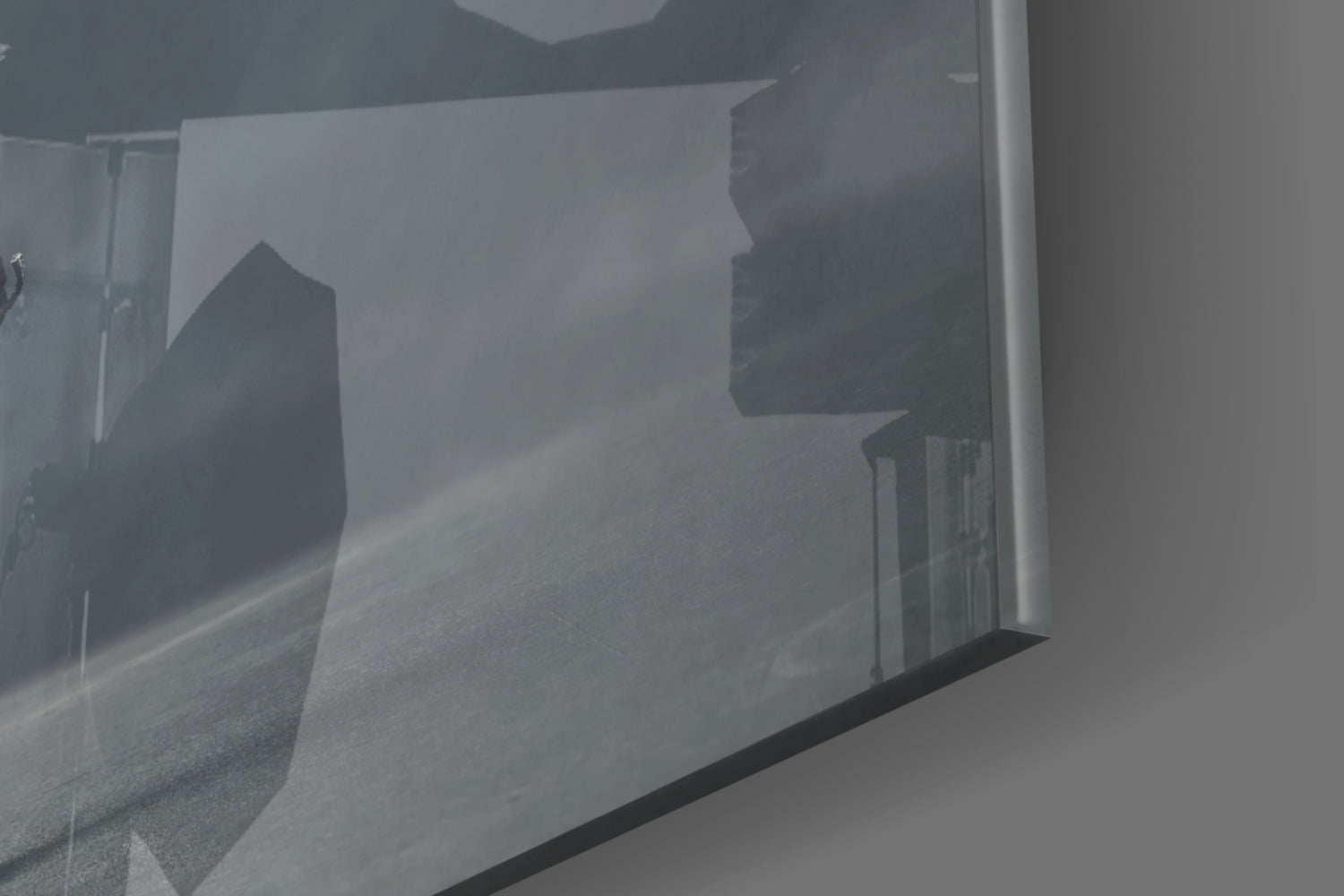 Storm in Thoughts Glass Wall Art.