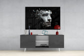 Being Human Glass Wall Art.