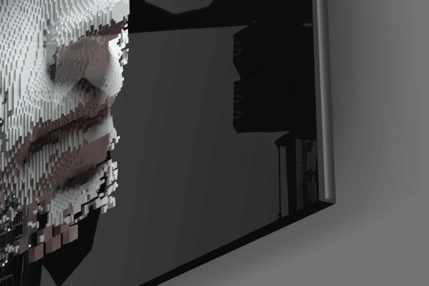 Being Human Glass Wall Art.