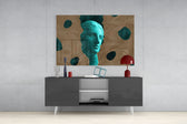 Sculpture Glass Wall Art.