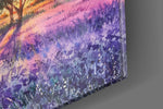 Tranquility panel catching window light to reveal its luminous warmth