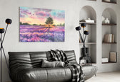 Tranquility panel adding editorial calm to a hallway