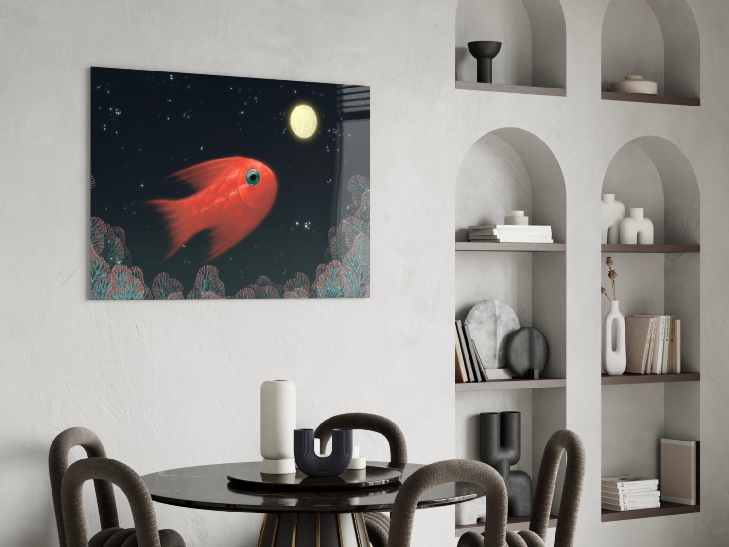 Fish Glass Wall Art.