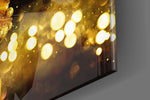 Gold Woman panel catching low light to reveal its luxe shimmer