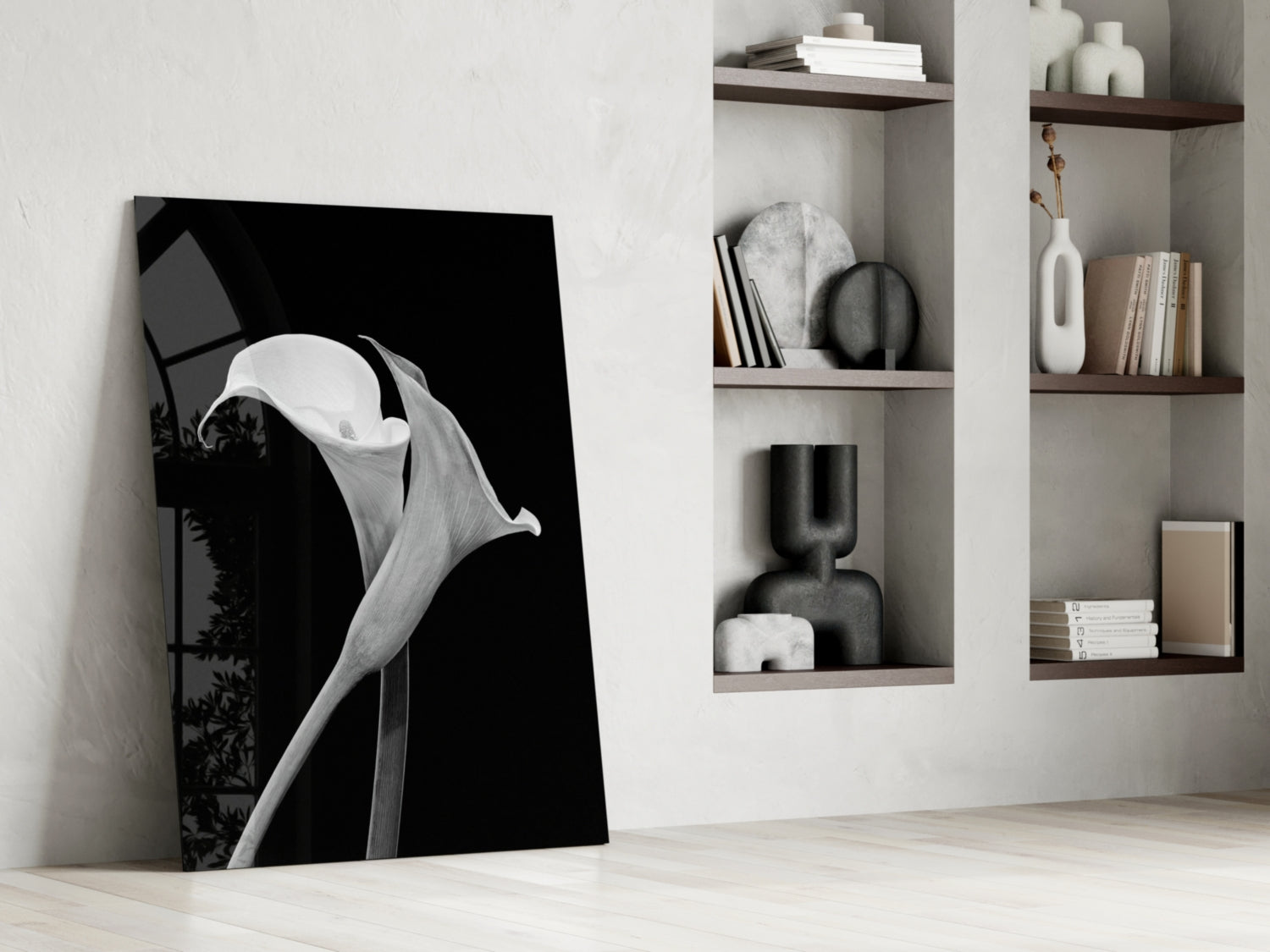 Flower Glass Wall Art.