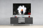 Astronaut Glass Wall Art.