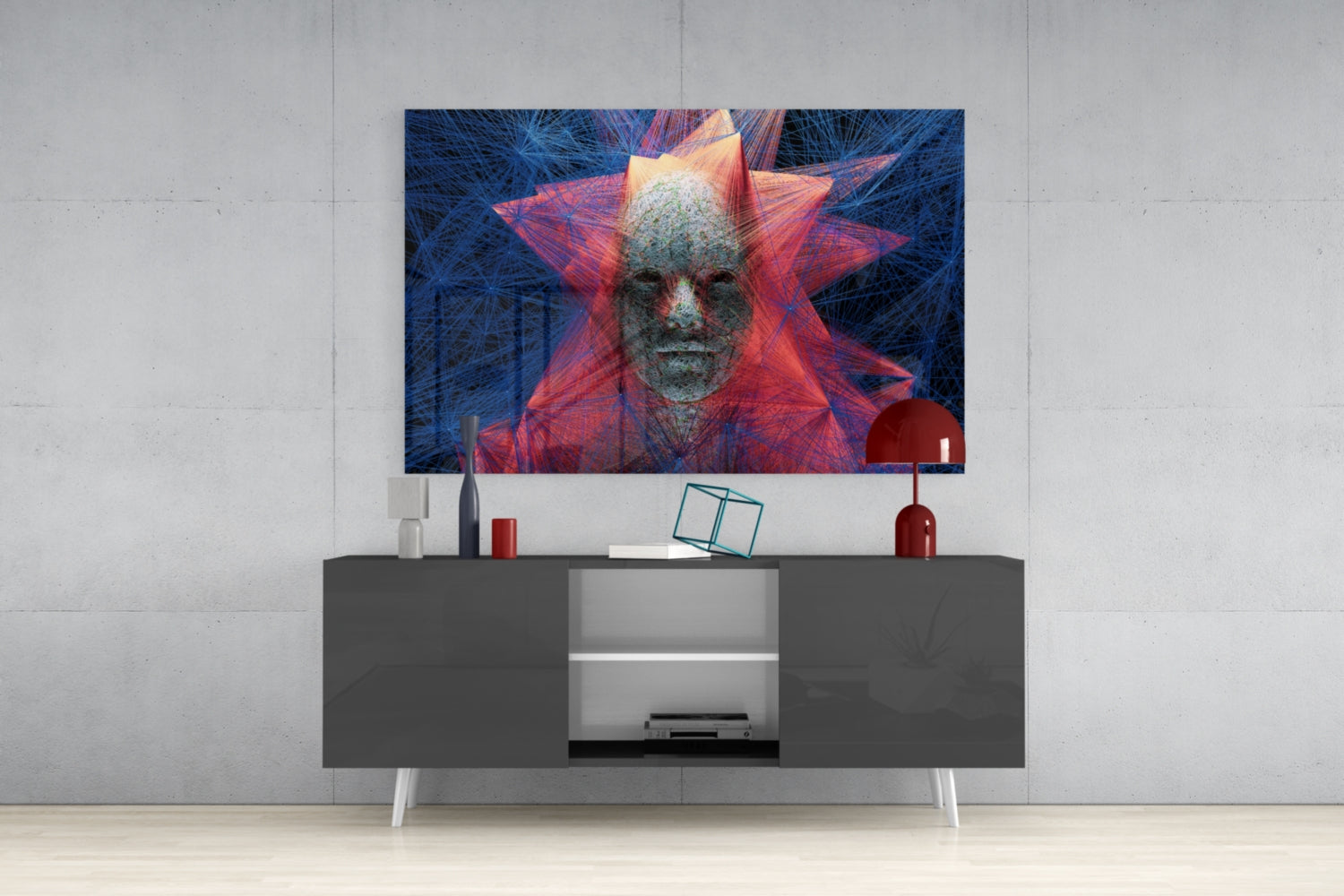 Self Glass Wall Art.