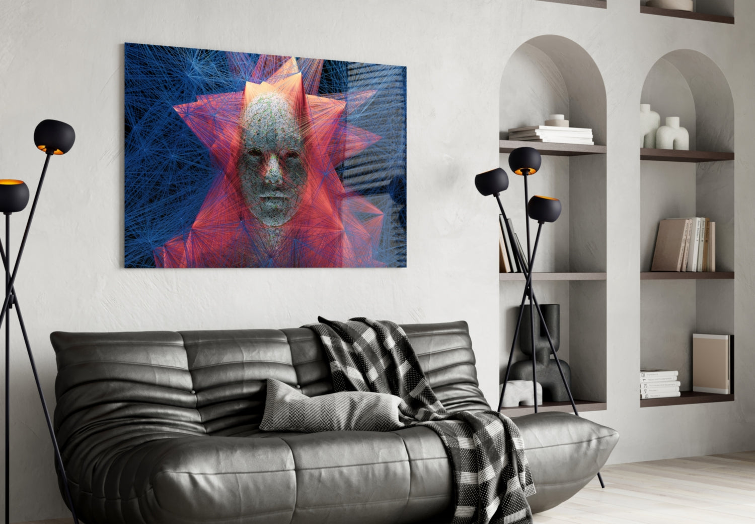 Self Glass Wall Art.