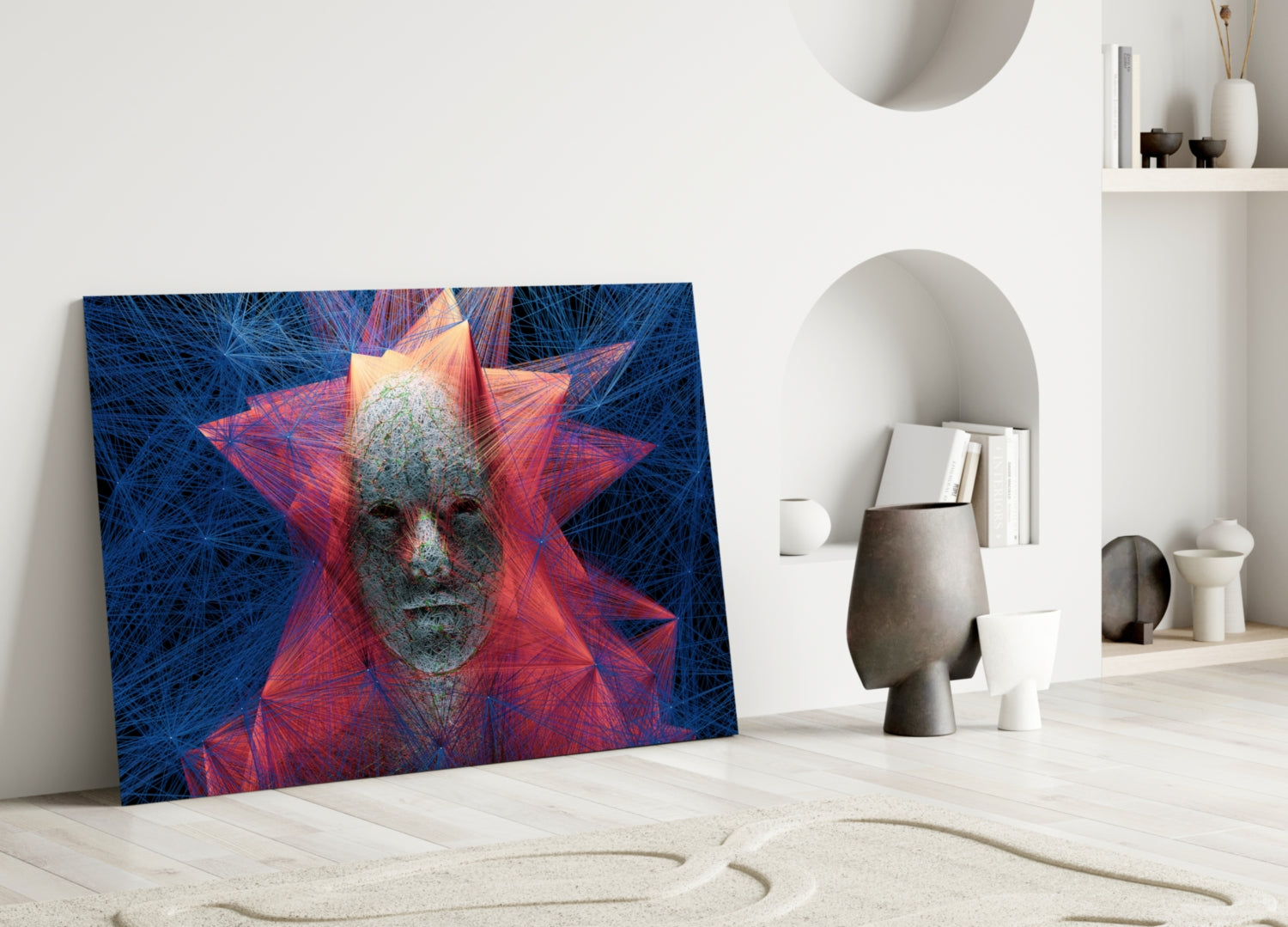 Self Glass Wall Art.