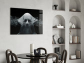 Self glass print enhancing a study with cinematic calm